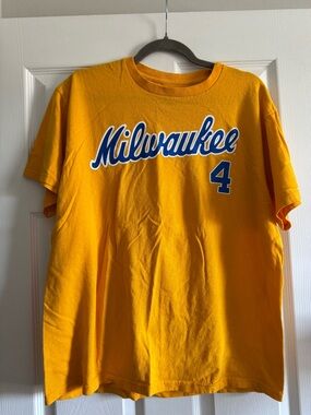 Milwaukee #4 MLB Graphic T‑Shirt
